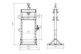 Прес гідравлічний Holzmann WP30ECO 2