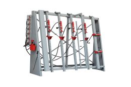 Пресс для склеивания с прижимными элементами на рамной конструкции Holzmann VSTR 3000