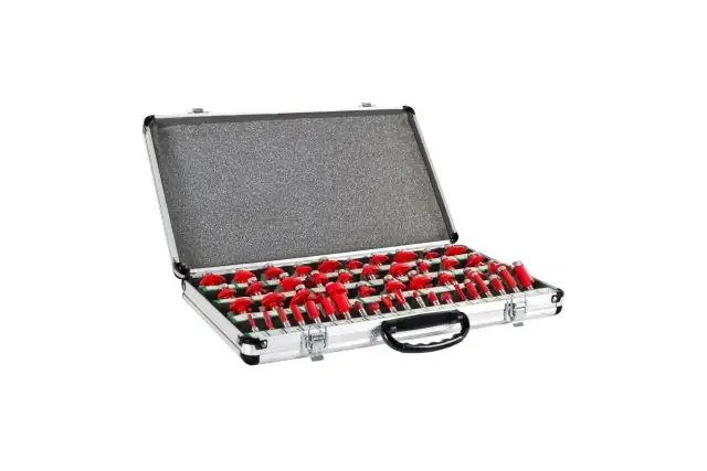 Комплект кінцевих фрез 50 шт. в алюмінієвому валізі Holzmann OFS 50 1
