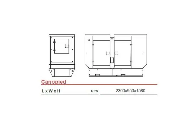 Дизельный генератор 75 KVA PHS-YD-75 14