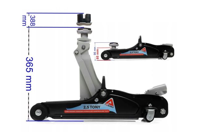 Автомобільний домкрат-жаба TAGRED TA253 2,5 т