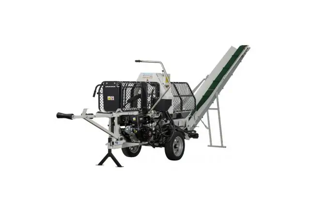 Напівавтоматична машина для різання і розколу дров Lumag SSA 400G 2