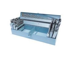 Комплект спіральних свердел із швидкорізальної сталі, 118 шт., 1-13 мм Holzmann SPS 118