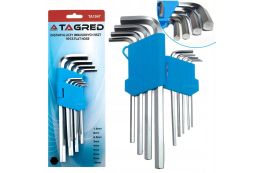 Шестигранные ключи HEX TAGRED TA1047