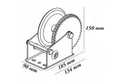 Кривошипная лебедка TAGRED TA405 8