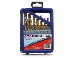 Набор сверл по металлу TAGRED TA1035, 19 шт