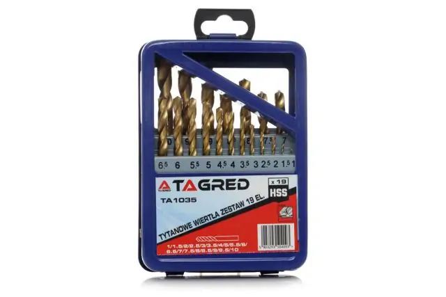 Набір свердл по металу TAGRED TA1035, 19 шт 1