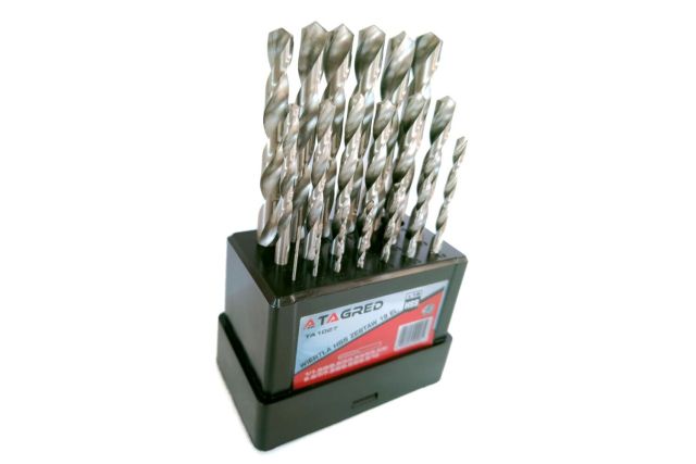 Набір свердл по металу TAGRED TA1027, 19 шт