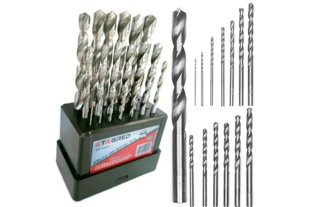  Набор сверл по металлу TAGRED TA1027, 19 шт 2