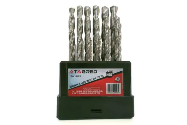 Набір свердл по металу TAGRED TA1027, 19 шт 3