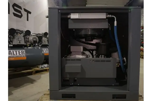 Винтовой компрессор с ременным приводом и инвертором WALTER SF 15 SXP 15