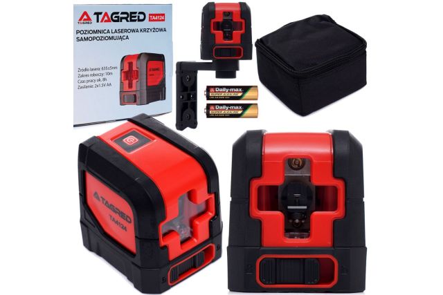Лазерный уровень с магнитным держателем TAGRED...