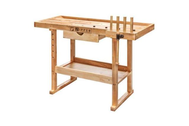 Верстак столярный в комплекте с выдвижным ящиком и зажимными кулачками Holzmann WB 126