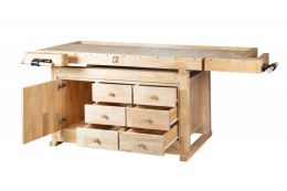 Верстак столярный из каучукового дерева Holzmann WB 210C