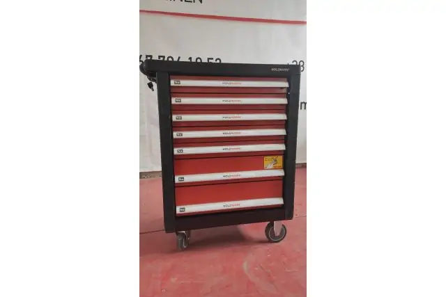 Візок для майстерні з інструментами з хромованадіевой стали Holzmann WW 790W 2