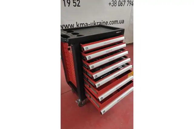 Візок для майстерні з інструментами з хромованадіевой стали Holzmann WW 790W 4