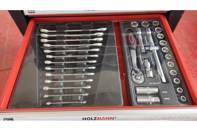 Візок для майстерні з інструментами з хромованадіевой стали Holzmann WW 790W