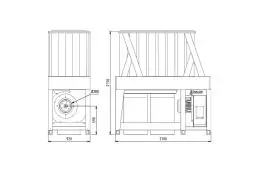 Внутрішньоцехова промислова аспірація Unalsan AMS 50 ET 2