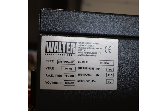 Винтовой компрессор с ременным приводом WALTER...