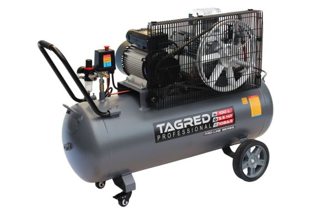 Компресор безмасляний з ремінним приводом...