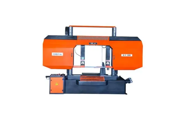 Напівавтоматична двоколонна стрічкова пилка DISPA MAKINA DY 1000 1
