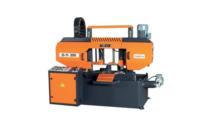 Напівавтоматична двохколонна стрічкова пилка DISPA MAKINA D-YD 350 1