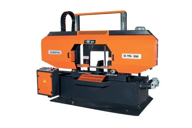 Напівавтоматична двоколонна стрічкова пила DISPA MAKINA D-YD 550 1