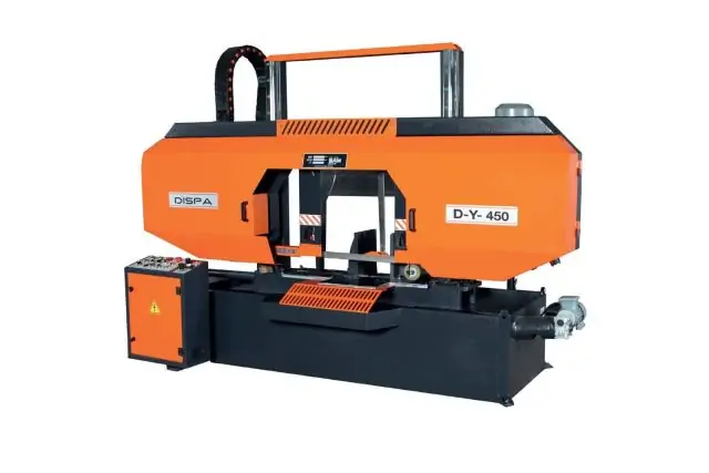 Напівавтоматична двохколонна стрічкова пилка DISPA MAKINA D-Y 450 1