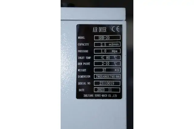 Осушитель сжатого воздуха Mast SHB-20 7