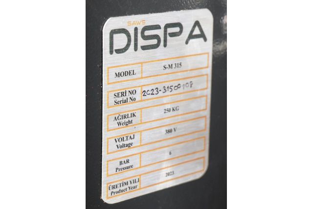 Дисковая пила с пневмо-зажимом Dispa Makina S-M...