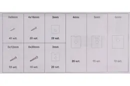 Набор винтов и шайб для корпусных работ TAGRED TA4097 5