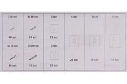 Набор винтов и шайб для корпусных работ TAGRED TA4097