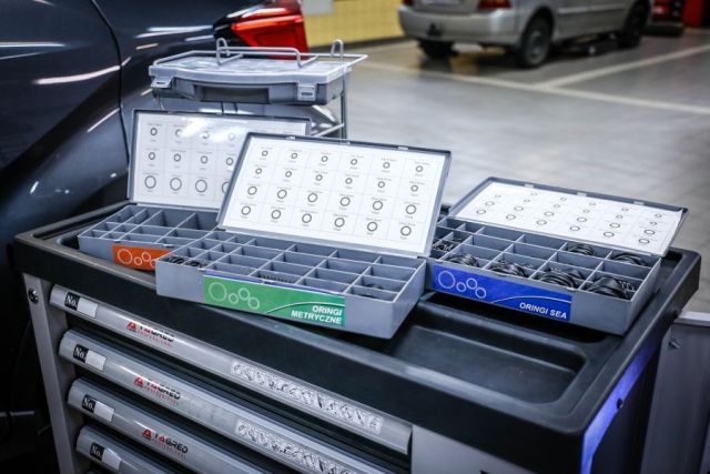 Набор метрических уплотнительных колец, HNBR,...