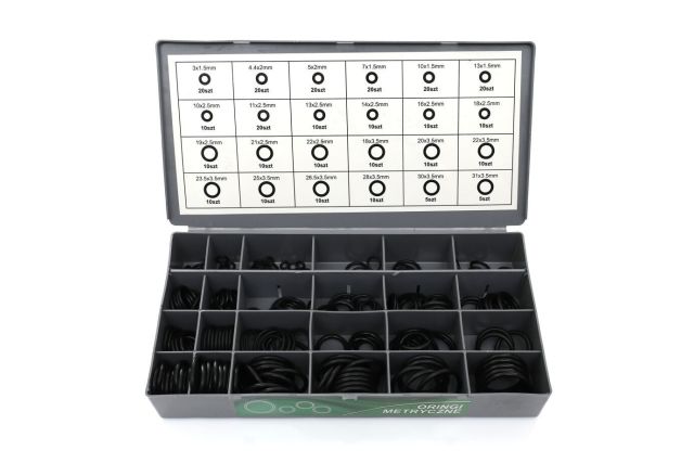 Набор метрических уплотняющих колец HNBR,...