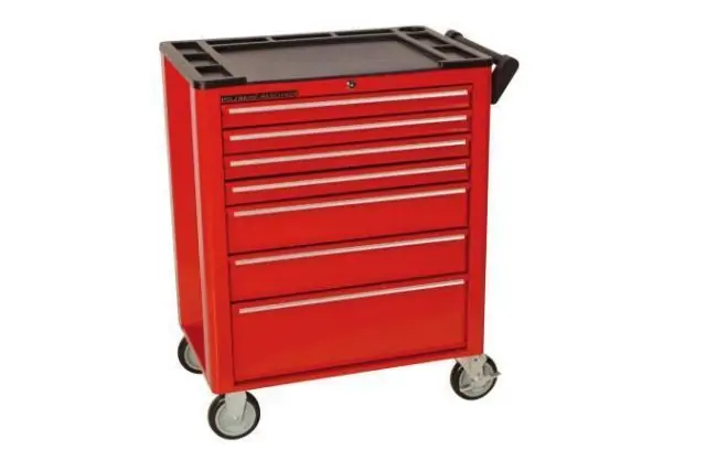 Тележка для мастерской с 7 ящиками, 69x46x74 см ШхГхВ Holzmann WW 690L 1