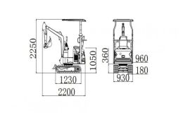 Міні-екскаватор OPTIMAT MINI COPTER