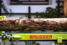 Полуавтоматическая машина для резки и раскола дров Brugger SA27 PRO 2