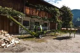 Полуавтоматическая машина для резки и раскола дров Brugger SA27 PRO 3