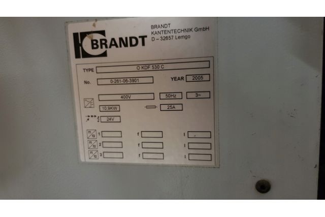 Кромкооблицювальний верстат BRANDT KDF 530 C