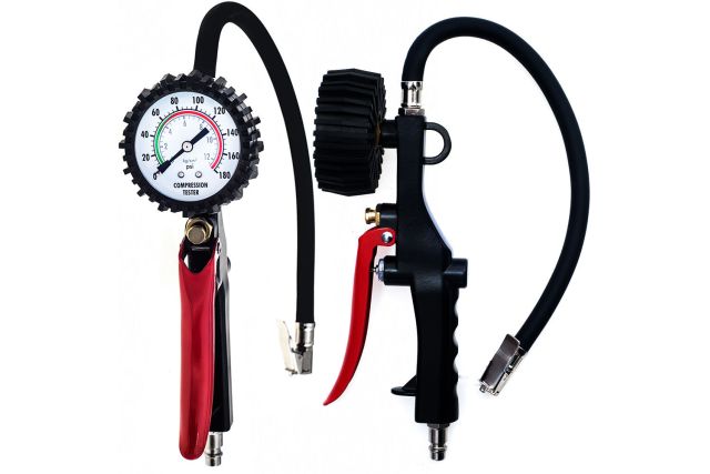 Пневмопистолеты для закачки шин с манометром...