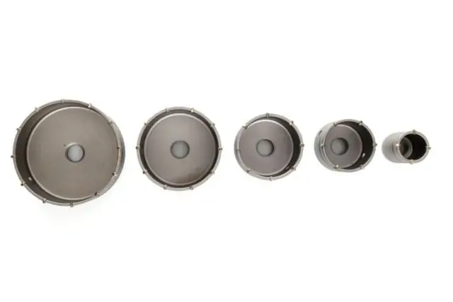 Набор кольцевых коронок для бетона SDS Plus и SDS Max TAGRED TA1510 10