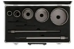 Набор кольцевых коронок для бетона SDS Plus и SDS Max TAGRED TA1511 6