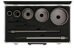 Набір кільцевих коронок для бетону SDS Plus і SDS Max TAGRED TA1511