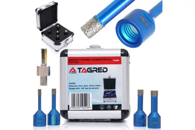 Набір алмазних коронок для бетону TAGRED TA4088 10