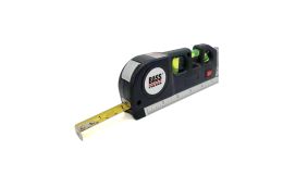 Лазерний рівень з рулеткою та лінійкою Bass Polska BP-1464