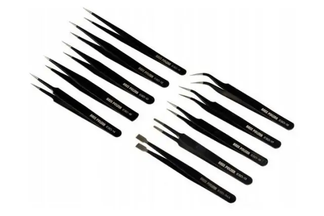 Пинцеты для мелкой механики Bass Polska BP-3691 1