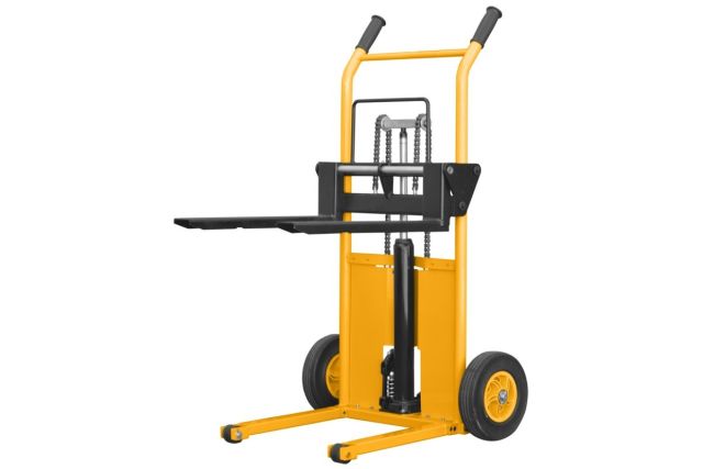 Транспортная тележка с подъемной платформой...