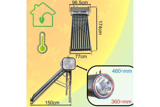 Сонячний колектор THUNDER KS-100L