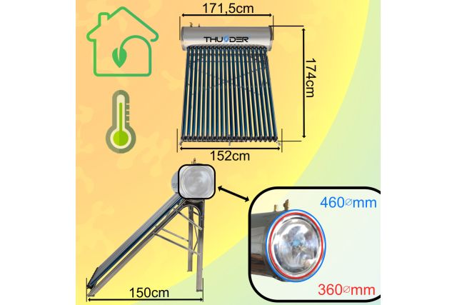 Сонячний колектор THUNDER KS-200L