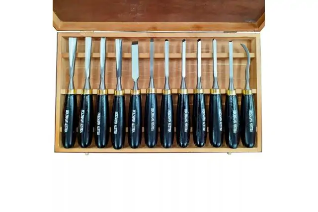 Комплект инструментів для різьби по дереву, 12 шт. Holzmann SCH12TLG 4